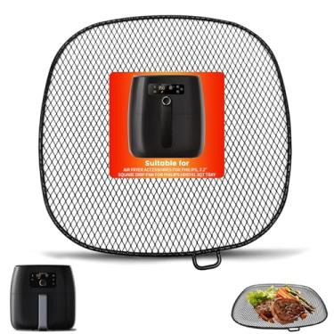 Imagem de Acessórios de fritadeira a ar para Philips, bandeja de gotejamento quadrada de 18,3 cm para Philips HD9741 3QT Tray Rack compatível com HD9641 HD9721, HD9730, lavável na lava-louças