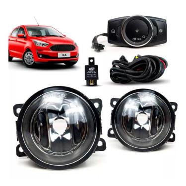 Imagem de Kit Farol de Milha Sem Grade Novo Ka 2018 2019 2020 2021 2022 2023 - S
