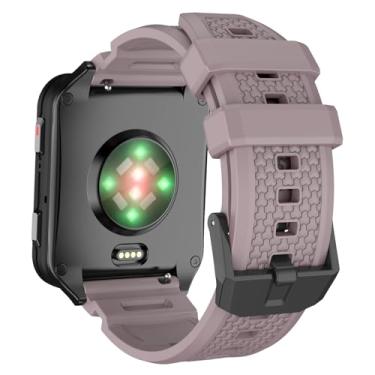 Imagem de ISABAKE Pulseira de relógio de 24 mm de liberação rápida, pulseira de borracha de substituição para Suunto 9 Baro Copper, Spartan Series Pulseiras de pulso inteligentes de 24 mm