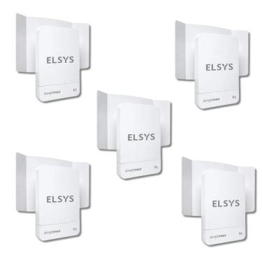 Imagem de Kit 5 Roteadores Amplimax Fit 4g Internet Rural Elsys Eprl18 Internet 