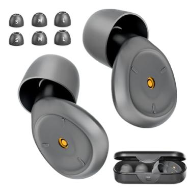 Imagem de Tampões de ouvido macios para dormir, protetores de ouvido para cancelamento de ruído de sono, tampões de ouvido reutilizáveis para redução de ruído para motocicleta, tiro, viagens - Tampões de ouvido