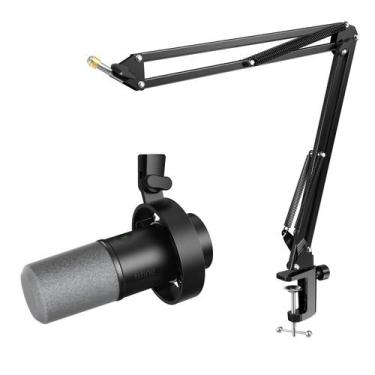 Imagem de Microfone FIFINE Dynamic K688+CS1 com suporte de tesoura de suspensão
