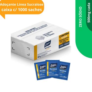 Imagem de Adoçante Linea Sucralose Caixa C/ 1000 Sachês De 0,5g 500g - sem sódio