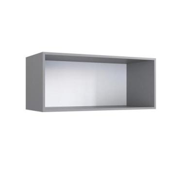 Imagem de Armário Aéreo de Cozinha Light em MDP - Casajá, CINZA