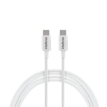 Imagem de Cabo USB-C para USB-C PVC Branco 1,2m EUCC12PB - Intelbras