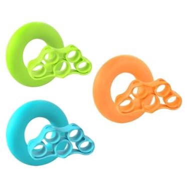 Imagem de oshhni 6x Exercitadores de Dedo para Fortalecimento de Mãos e Dedos, Silicone, Confortável e Lavável, Treinadores de Força de Aderência para Aumentar a Força