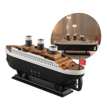 Imagem de Umidificador De Ar Navio Difusor Aromas Aromaterapia Luzes - Oásis Mar
