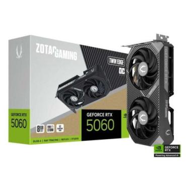 Imagem de Zotac Gaming Geforce RTX 5060 8GB 128BITS GDDR7 TWIN EDGE OC ZT-B50600