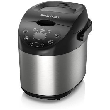 Imagem de Panificadora em Aço Inoxidavel com Copo Medidor, Colher e Livro de Receitas, Breadman BK1200SS, Prata