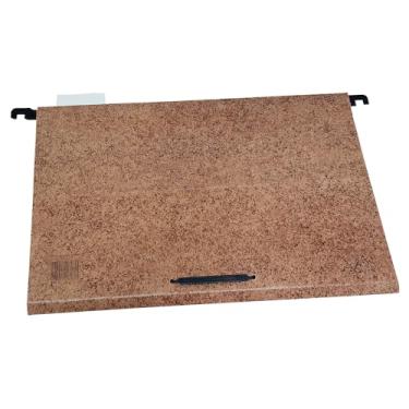 Imagem de Pasta Suspensa Marmorizada Plastificação 50 Un. +Visor e Grampo