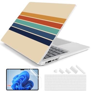 Imagem de Batianda Capa premium para laptop Microsoft Surface de 13,8 polegadas Copilot+ PC 2024 (7ª edição) Série Flor durável, resistente a arranhões de fácil instalação, com capa de teclado e protetor de