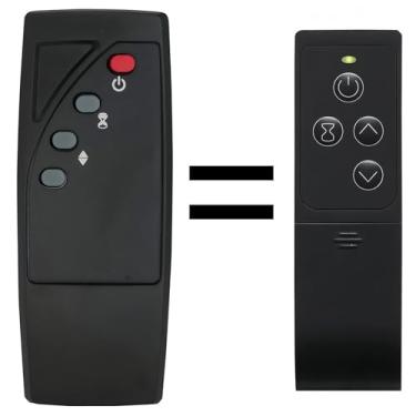 Imagem de Controle remoto de substituição compatível com Twin Star Duraflame aquecedor de lareira elétrico infravermelho 9HM8101 9HM9000 9HM9273 9HM7253 9HM9126 9HM9342 9HM7000 9HM8664 9HM8253 9QI075ARA