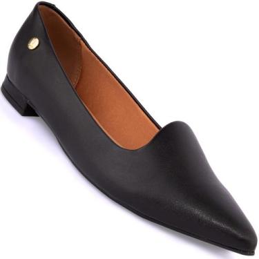 Imagem de Sapatilha Vizzano Feminina Bico Fino Casual Original 1206, Preto, 36