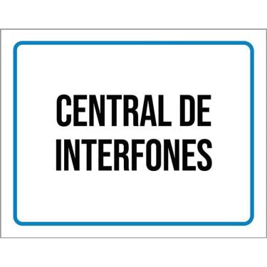 Imagem de Placa Ambiente Sinalização Setor Central De Interfones 36X46