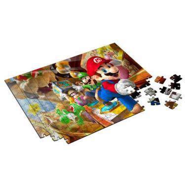 Imagem de Quebra-cabeça Personalizado Mario Party 120 Peças - Pomps Geek