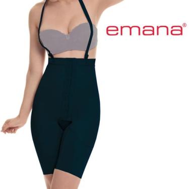 Imagem de Cinta Pós-cirúrgica Bermuda Abdominal Lipo Emana New Form, PP, Preto