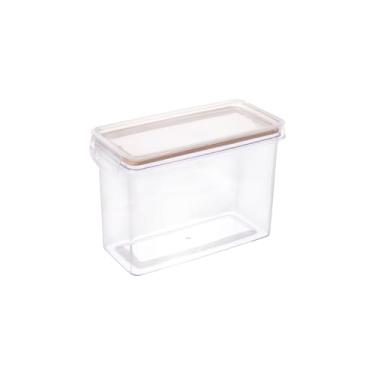 Imagem de Porta Mantimentos Trava Mais Retangular Cristal 1,9L Plasútil