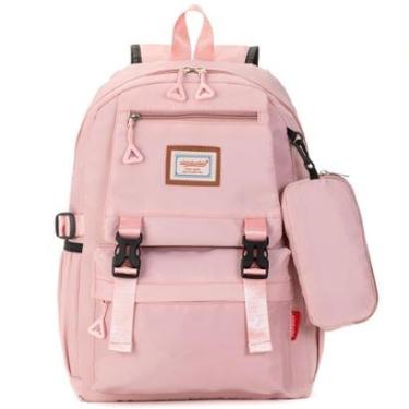 Imagem de Mochila Feminina Escolar Bolsa Faculdade Viagem Notebook-Feminino