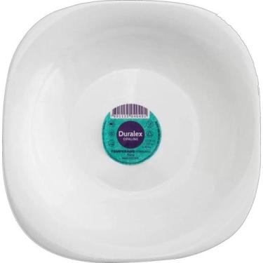 Imagem de Jogo De Pratos Plaza 06 Fundo - 22cm Vidro Branco - Duralex 