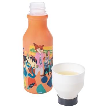 Imagem de Garrafa com Copo Zootopia Plástico 500 ml Plasútil