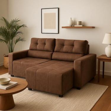 Imagem de Sofá Alaska Retrátil e Reclinável 2 Lugares 230cm - Denken