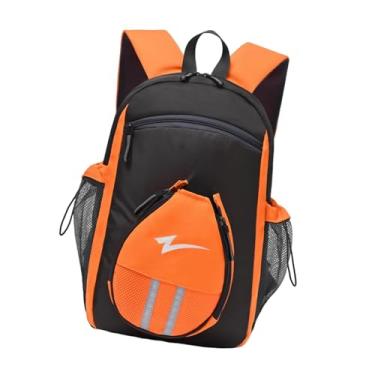 Imagem de YIJU Mochila de tênis de mesa, bolsa de tênis, multifuncional, profissional, espaçosa, bolsa de transporte para raquete, para mulheres, homens, atletas, Preto