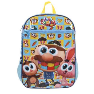 Imagem de Mochila Escolar G Infantil Menino Azul José Comilão Dermiwil