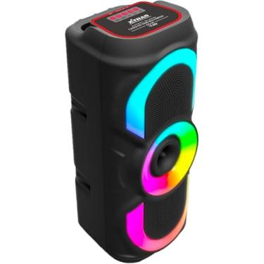 Imagem de Caixa de Som Bluetooth Multimídia RGB 50W Potente – TWS, Rádio FM, USB, Bateria 1500mAh e Design Moderno