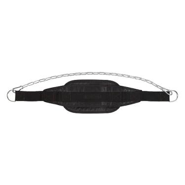 Imagem de Cinto de imersão ponderado com corrente espessada para treinamento de força para levantamento de peso Powerlifting Material de nylon durável Corrente ajustável para treinamento de