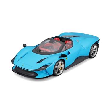 Imagem de Bburago Ferrari Daytona SP3: 1:18 Scale Model Car from Ferrari Signature Edition, Blue, from 14 Years (18-16912BL)