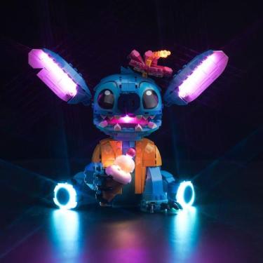 Imagem de Kit de iluminação LED compatível com JANWAALY Lego 43249 Stitch