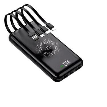 Imagem de Carregador Portátil Power Bank 20000mah Indução - Peining