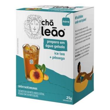 Imagem de Chá Ice Tea+pêssego Gelado Leão 10sachês