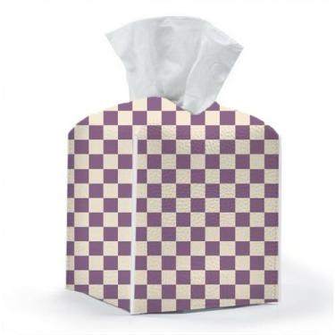Imagem de Capa de caixa de lenços, suporte de caixa de lenços, quadrado com fundo de cinto, organizador decorativo de couro PU para mesa, bancada, banheiro, cabeceira, carro, escritório, cozinha cômoda