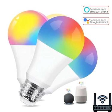 Imagem de Lâmpada Led Inteligente Rgb Com Controle Por App - Atena