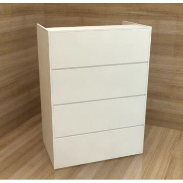 Imagem de Balcão Atendimento Comercios Lojas Caixa - INFINITILUX MOVEIS, Branco