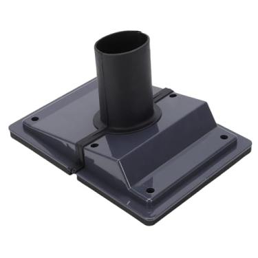 Imagem de Fafeicy ‌2 Pacotes de Conjunto de Linha de Penetração de Parede HVAC Kit de Cobertura de Plástico Dividido Conjunto de Linha AC Tampa de Parede Com Junta para Bomba de Calor de Ar (GREY)