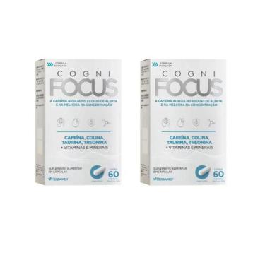 Imagem de Kit 2 Cogni Focus Cafeína, Colina, Taurina, Treonato - Herbamed