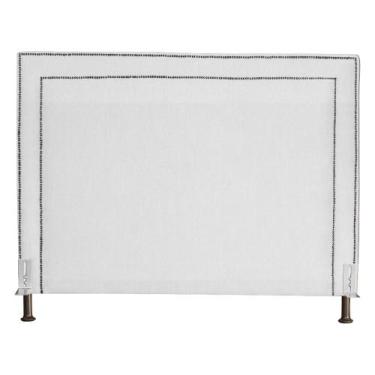 Imagem de Cabeceira Viviane Luxo Suede Cores - DS Estofados, King, Branco