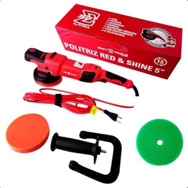 Imagem de Kit Politriz Profissional com Cera e Boina Corte Agressivo Para Remover Riscos e Dar Acabamento Feron