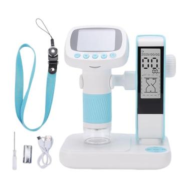 Imagem de Cosiki Microscópio Infantil, Microscópio Digital Portátil Com Tela Embutida e Bateria Recarregável, óptica de Alta Resolução para Crianças a Partir de 6 Anos, Ideal para Estudar