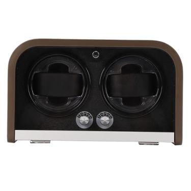 Imagem de Fockety Enrolador de Relógio, Caixa Enroladora de Relógio Duplo Automática, Operação Silenciosa, Opções de Energia Dupla, Travesseiro de Com Luz Ambiente LED