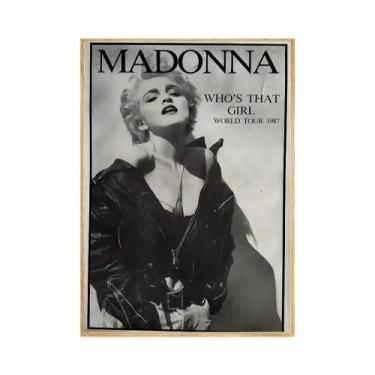 Imagem de Pôster Retrô Bad Girl Madonna HD À Prova D'água Para Decoração De Pare