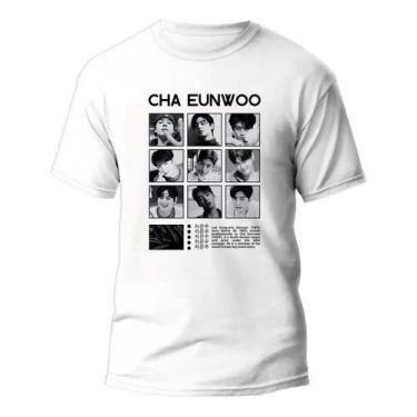 Imagem de Camiseta Cha Eunwoo Dorama Kpop Dorameira Camisa Unissex - Dinka, P, B