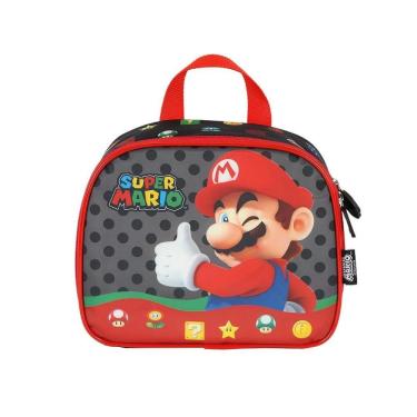Imagem de Lancheira Térmica Luxcel Super Mario Bros Preto