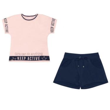 Imagem de Conjunto Juvenil Menina Blusa e Short Pulla Bulla Ref. 44418-Feminino