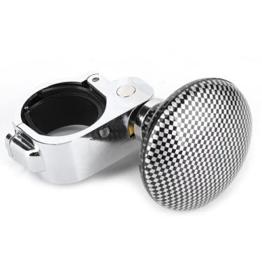 Imagem de Vroomoto Bola de força do botão giratório do volante, controle auxiliar do manípulo, aumentador de torque, direção suave, giro apertado, ajudante de condução fácil, ajuste universal, condução segura