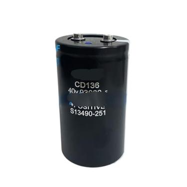 Imagem de (1 peça) CD136 40V93000UF 40V Filtro de Alta Capacidade Capacitor Eletrolítico de Alumínio 75X130mm