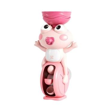 Imagem de Brinquedo De Banho Infantil Roda D'água Sapo Pássaro Presente Montesso