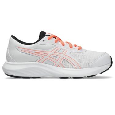 Imagem de ASICS Tênis de corrida infantil Contend 9 Grade School, Branco/rosa perolado, 18